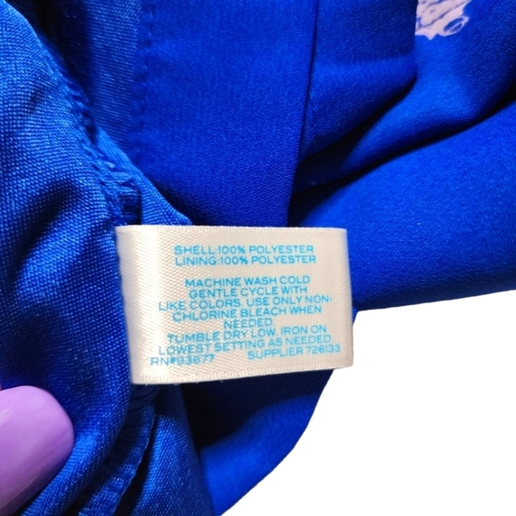 L'Amour Nanette Lepore Seahorse Print Blue Romper Button-Up Ruffle Size Medium - Picture 2 of 6